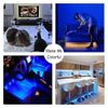 4*Led light strip for Car Inside car Lighting interior Glow Color Remote control