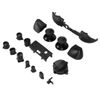 Full Game Controller Button Set Replacement Handles Kits for Xbox Series X with Comfortable Feel (Black)