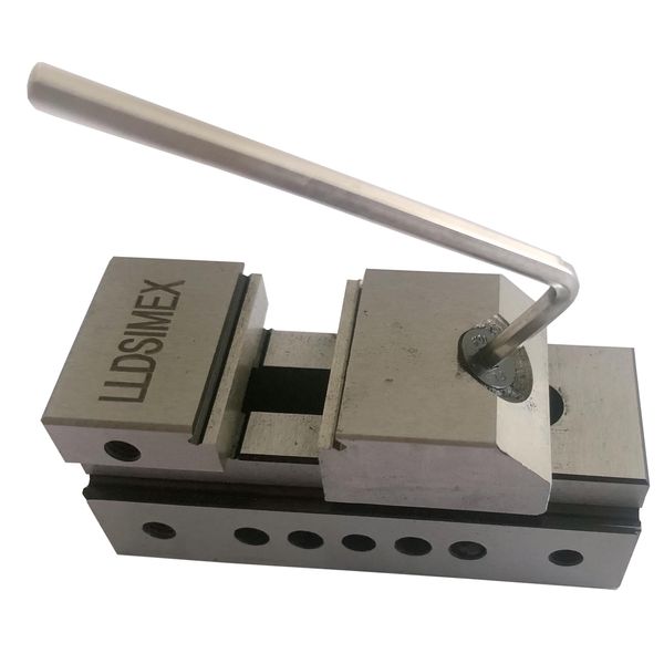 LLDSIMEX High Precision QKG Fast Moving Insert Type Jaw Grinder Toolmaker's Vise (1")
