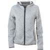 James & Nicholson Women's Knitted Fleece Jacket - medium