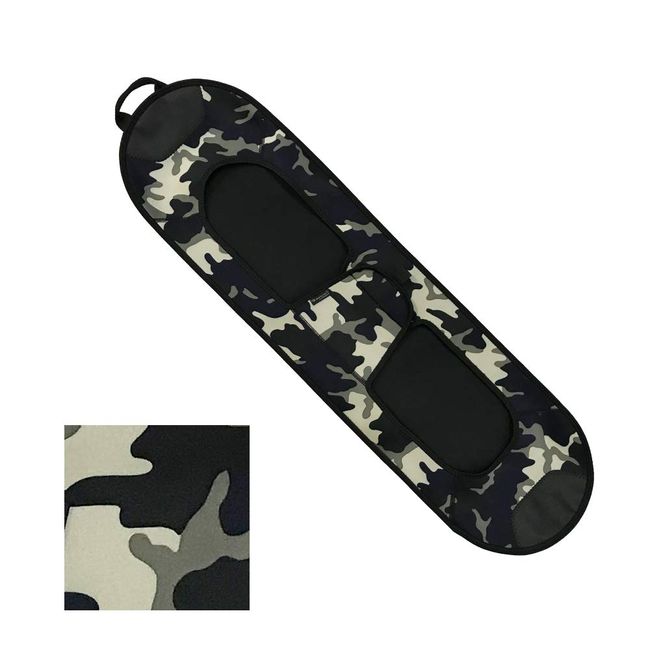 HEAVEN SKATEBOARD HEAVEN STYLE8-III Skateboard Cover Fits 8.5 Inch Skateboard Cover W.CAMO (White Camo)