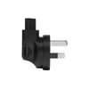 SF Cable Australia AS3112 Plug to IEC C5 Receptacle Right Angle Plug Adapter