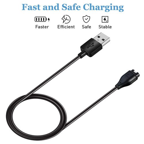 Threeeggs USB-C Charger Adapter for Garmin Watch, Charging Cable Converter for Instinct, Venu 3, Vivoactive 4 5 Charger, Fenix 8 7 7S 7X 6 E Pro Solar Smartwatch