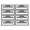 8 Pack Grey Replacement Clips for IKEA Schottis Blinds - Replacement blind clips