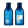 Redken Care Set for Brittle and Damaged Hair, Anti Hair Breakage, with Interlock Protein Network, Extreme Shampoo 300 ml & Conditioner 300 ml