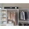 Wrapping Paper Storage Organizer Fits 24 Rolls with Interior Pockets under Bed