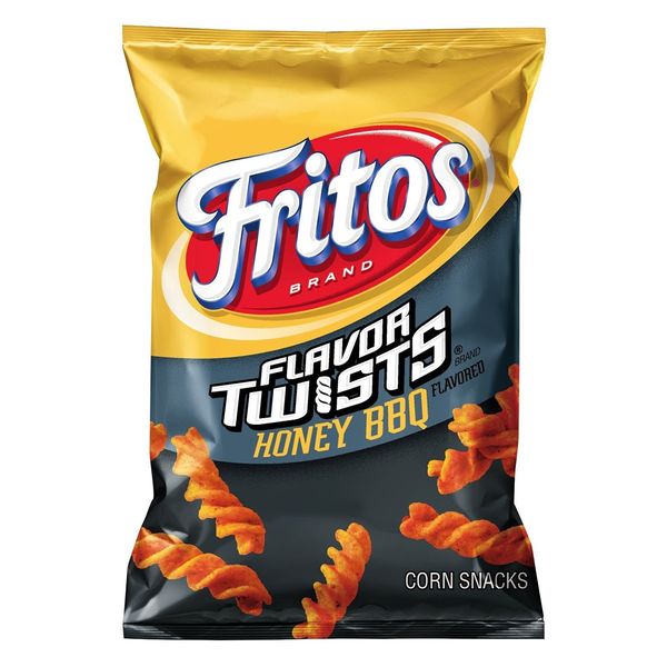 Fritos Flavor Twists Honey BBQ Flavor Corn Chips, 9.75oz (10 Pack)