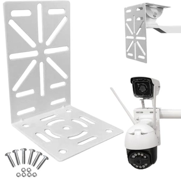Youact Right Angle Dome Camera Bracket Hardware Bracket Security Surveillance Universal Wall Ceiling Mount Bracket Housing Security CCTV Dome Camera Camera Mount Bracket Universal Wall Ceiling Mount