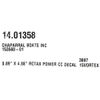 Chaparral Boat Raised Emblem Decal Sticker | Rotax Power
