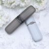 SUPVOX Portable Toothbrush Case Box Travel Capsule Oran Denture Care Container Travel Women Men 2pcs Black and Blue