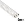 sourcing map Insulation Braid Sleeving, 33Ft-5mm High Temp Fiberglass Sleeve White