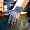 Scan Cut Resistant Level D Gloves, PU Palm, Conforms to EN 388, Size XL