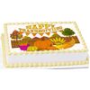 Thanksgiving Pumpkin Patch Party Edible Image Sheet Cake