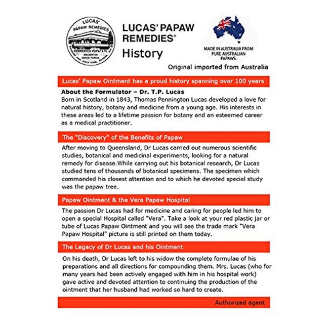 Lucas Papaw Ointment 25g | Pawpaw Cream Imported Directly From Australia by  Lucas