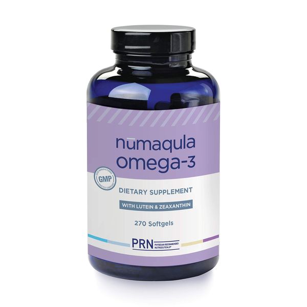 PRN nūmaqula Omega-3 – High DHA Supplement with Lutein & Zeaxanthin - 1400mg DHA & 400mg EPA in Re-Esterified Triglyceride - Important Nutrients for Macula & Retina Support – 3 Month Supply