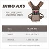Badlands Bino AXS - Modular Binocular Harness System for Optimal Performance and Durability, Mud, Small
