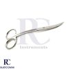 Surgical Dental Goldman Fox Scissors Double Curved Veterinary Instruments