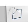 ALLboards Magnetic Document Frame A4 Blue, Clear Document Poster Holder for Metallic Surfaces, Magnetic Document Sleeve