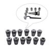 TINVHY 12-Pack ER16 Spring Collet Set for CNC Milling Lathe Tool Engraving Machine