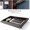 HIGH FIVE Rectangle Leather Tray, Tray for Small Items, Accessories, Remote Control, Key, Watch, Ring, Storage Box, Green