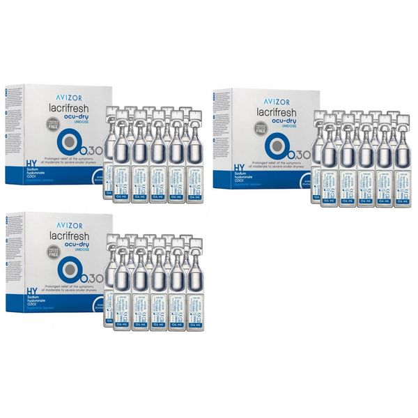 Avizor Lacrifresh Ocu-Dry 0.3% 60 x 0.4ml Vials