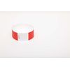 50 Tyvek security paper event wristbands (Red, 1" (25mm))