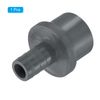 PATIKIL UPVC Reducer Pipe Fitting 32mm OD 16mm Barbed, 2 Pack Straight Coupling Adapter Connector, Grey