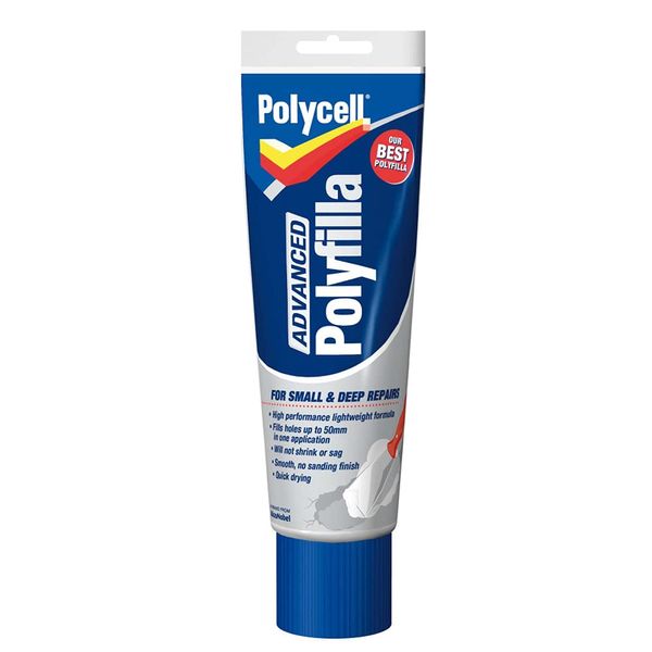 POLYCELL Polyfilla Advanced All in One Paste Filler, White, Not Water Resistant
