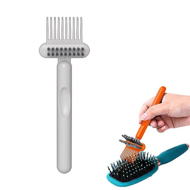 1 Pc Hair Brush Cleaning Tool 2-In-1 Comb Cleaning Brush Comb Cleaner Brush  Mini Hair Brush Remover For Removing Hair Dust Home And Salon Use