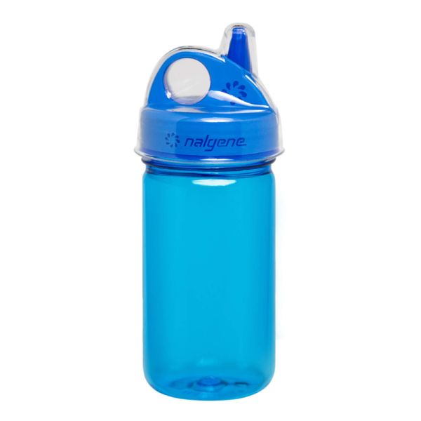 NALGENE Tritan Grip-N-Gulp BPA-Free Water Bottle,Slate Blue,12 Ounces