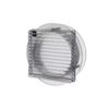 Simon Vent-A-Matic Modern Transparent Static Ventilator with Integrated Storm Guard, 162mm Diameter, Silent, Highly Efficient (No Electricity), Window Mount, Touchpad Control