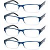Eyekepper classic sprung hinge reading glasses, sun reading glasses, 4 pieces -