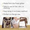 Punky Temporary Hair Highlight Spray Gold Glitter 3.5oz (3 Pack)