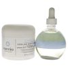 Cuccio Somatology Chill Kit - Gently Exfoliates - Soothes and Hydrates Skin - for Yourself or Loved Ones - Paraben Free - Includes Cooling Body Scrub and Hand and Body Oil - 2 pc