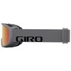 Giro Roam Snow Goggles - Grey Wordmark - Amber/Yellow Lens - Medium Frame