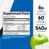 Nutricost BCAA Powder 2:1:1 (Green Apple, 60 Servings)
