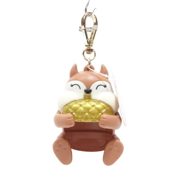 Bath Body Works PocketBac Squirrel with Acorn Nut Hand Sanitizer Holder Light Up