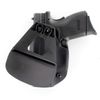 R&R Holsters Left Hand, Matte Black, OWB Paddle, for HK VP9