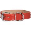 ONS Strong Single Piece Flat Collar #27 Red (Medium Dogs)