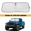 Custom For 2020-2024 Jeep Gladiator JT Windshield Sun Shade Cover Protector