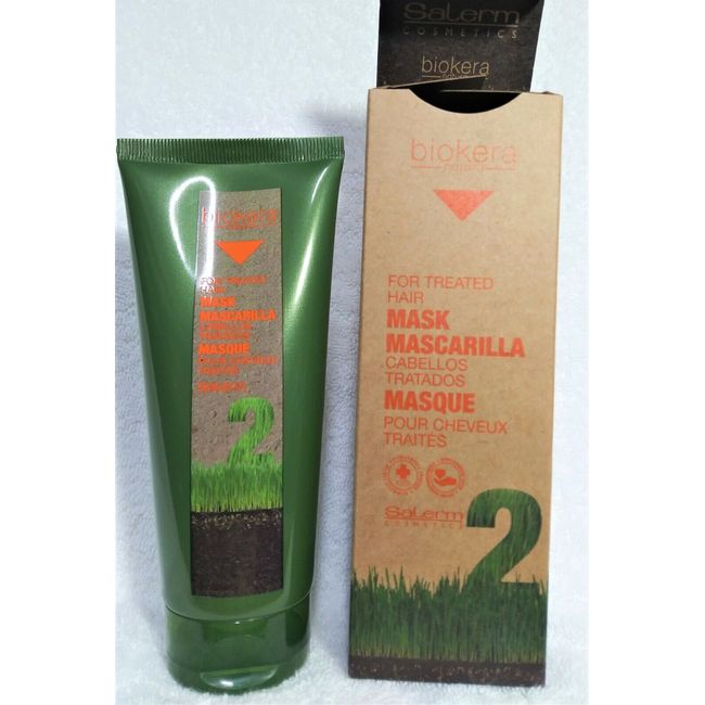 SALERM BIOKERA NATURA FOR TREATED HAIR MASK 6.9oz/200ml