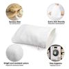 PHOGARY 10 Pack Microfiber Body Wash Mitts, Soft Face Mitten, Bath Spa Cloth, Reusable Makeup Remover Mitt Gloves, European Style Wash Cloth,6×8inch, White and Grey