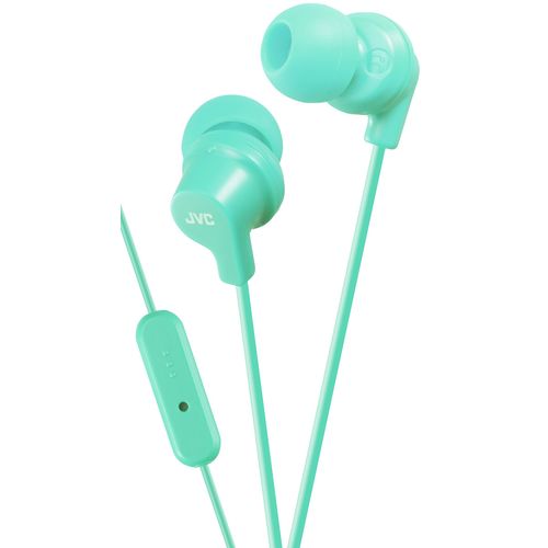 JVC HA-FR15-Z-E In-Ear Headphone with Remote Control and Microphone,Green