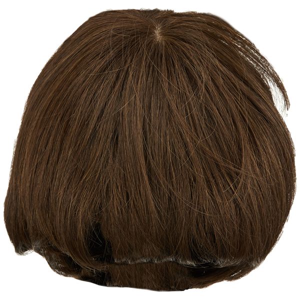 Priscilla Hat Wig Fit Short Heat Resistant Dark Brown