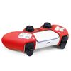 RDFJ Protective Case for PS5 Controller Anti-Slip Silicone Skin Protective Case Protective Cover Protective Frame for PS5 Controller (Red)