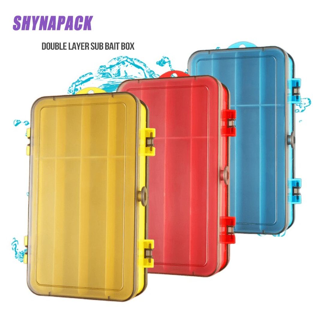 Compartments Fishing Tackle Boxes Bait Lure Hook Accessories