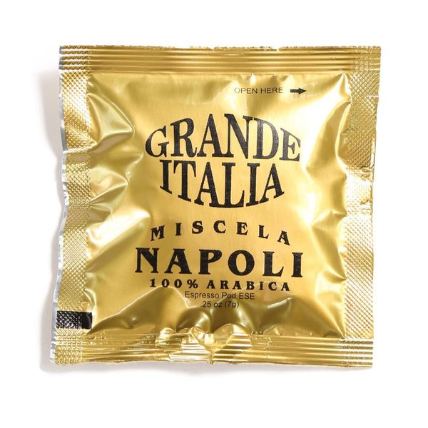 Grande Italia Espresso Pods, Miscela Napoli, 120 count