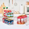 Clear Storage Bins with Lids Stackable - Xlarge Plastic Containers for Pantry Or