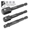 Impact Socket Adapter Set - Drill & Driver Bit Set, 1/4 to 1/2 Inch Adapter f...