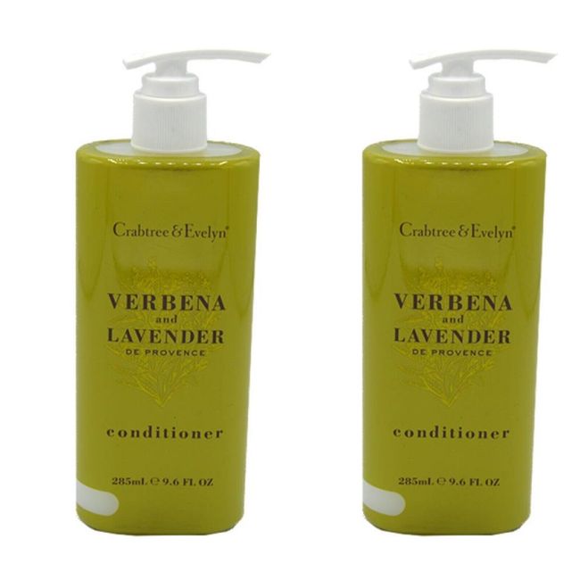 Crabtree & Evelyn Verbena Lavender Conditioner 285ml x2 New